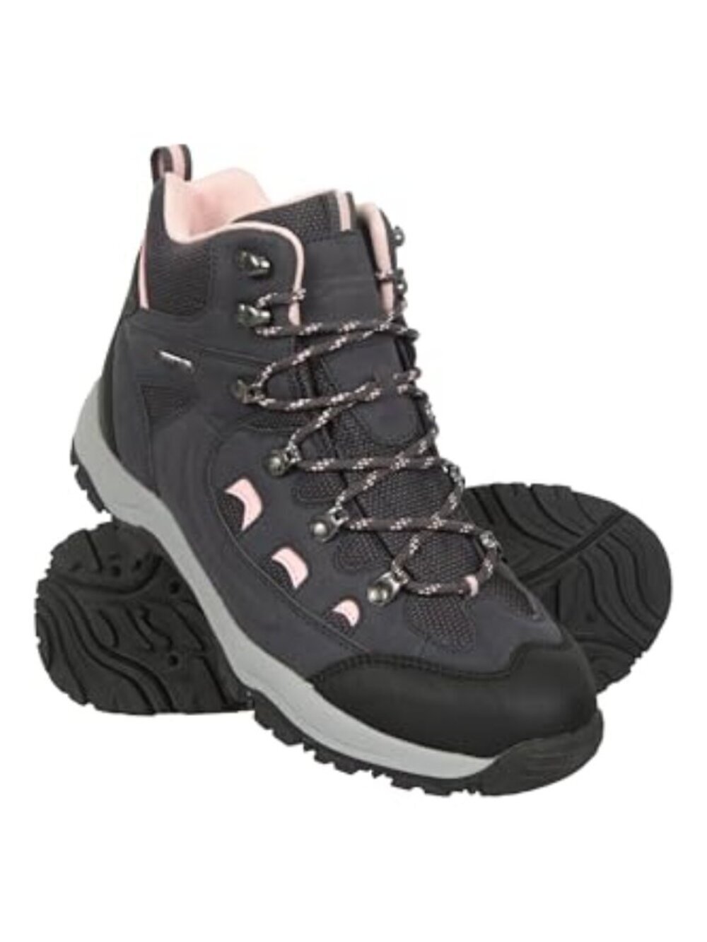 🆕 Adventurer Womens Waterproof Hiking Boots - Walking Shoes - Dark Purple